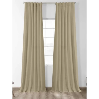 Κουρτίνα Με Τρέσσα 150x280 Sunshine Black Out Beige