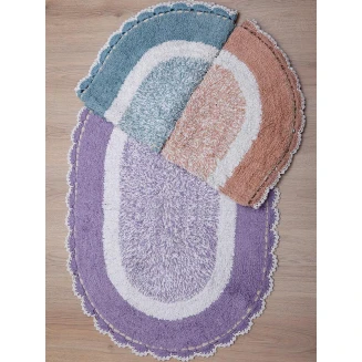 Πατάκι 60x90 Sunshine Οβάλ Lila