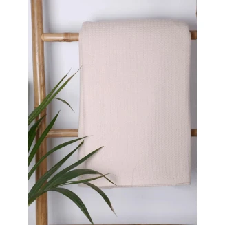 Κουβέρτα Πικέ King Size 240x260 Sunshine Cotton Beige