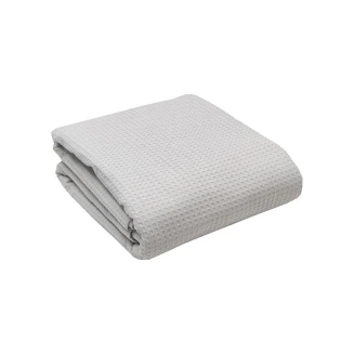 Κουβέρτα Πικέ King Size 240x260 Sunshine Cotton Light Grey
