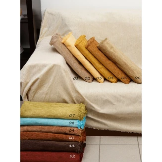 Ριχτάρι Σενίλ  Dark Brown Μονοθέσιο 180x180 Sunshine