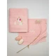 Σετ πετσέτες κεντητές Dog 07 Pink/Pink