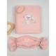 Σετ πετσέτες κεντητές Panda 02 Pink/Pink