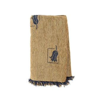 Ριχτάρι Σενίλ Ζακάρ Tulip Blue Μονοθέσιο 180x180 Sunshine