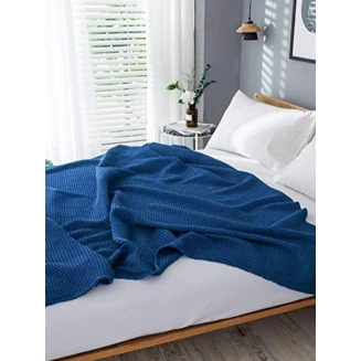 Κουβέρτα Πικέ Υπέρδιπλη 220×240 Sunshine Eliot Blue