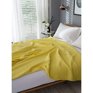 Κουβέρτα Πικέ Υπέρδιπλη 220×240 Sunshine Eliot Yellow