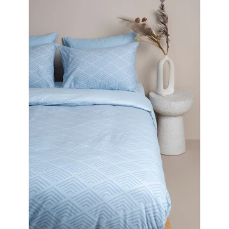 Παπλωματοθήκη Cotton Feelings 2048 Blue Υπέρδιπλη (230x250) Sunshine