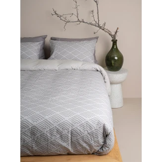 Παπλωματοθήκη Cotton Feelings 2048 Grey Υπέρδιπλη (230x250) Sunshine