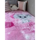 Κουβέρτα Βελουτέ Κούνιας 1558 Pink 110x140