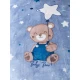 Κουβέρτα Βελουτέ Κούνιας 1571 Blue 110x140