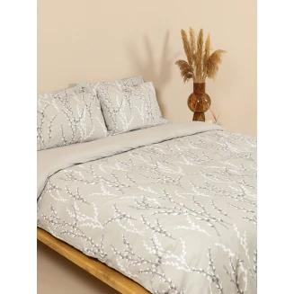 Παπλωματοθήκη Cotton Feelings 2054 Grey Υπέρδιπλη (230×250) Sunshine