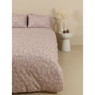 Σετ Σεντόνια Cotton Feelings 2050 Powder Διπλό με λάστιχο (150x205+30) Sunshine