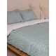 Σετ Σεντόνια Cotton Feelings 2052 Aqua King Size (260x270)