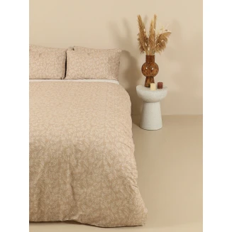 Σετ Σεντόνια Cotton Feelings 2052 Beige Μονό (165x270) Sunshine