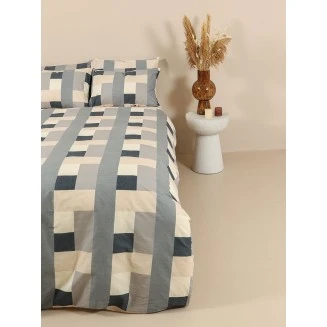 Σετ Σεντόνια Cotton Feelings 2056 Διπλό με λάστιχο (150x205+30) Sunshine