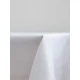 Τραπεζομάντηλο αλέκιαστο White 105x105