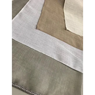 Κουρτίνα Με Τρέσσα 300x280 Γάζα Sunshine Light Grey