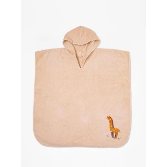 Πόντσο Κεντητό One Size Sunshine Fluffy Beige