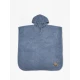 Fluffy Κεντητό Πόντσο Blue one size