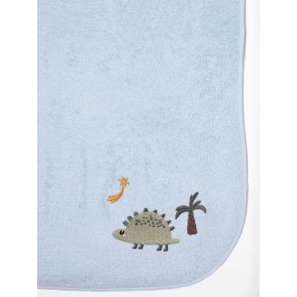 Πόντσο Κεντητό One Size Sunshine Fluffy Light Blue