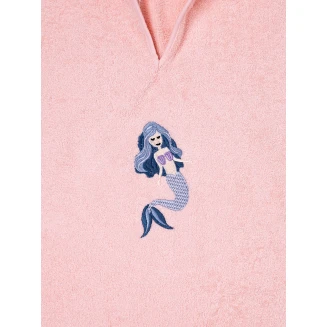 Πόντσο Κεντητό One Size Sunshine Fluffy Pink