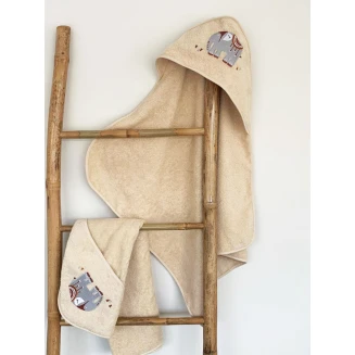 Κάπα Κεντητή 75x75 Sunshine Fluffy Beige