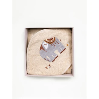 Κάπα Κεντητή 75x75 Sunshine Fluffy Beige