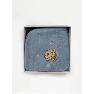 Κάπα Κεντητή 75x75 Sunshine Fluffy Blue