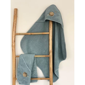 Κάπα Κεντητή 75x75 Sunshine Fluffy Blue