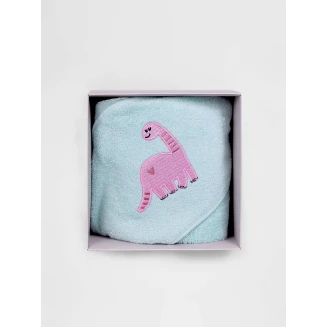 Κάπα Κεντητή 75x75 Sunshine Fluffy Light Blue