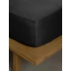 Κατωσέντονο Βαμβακοσατέν Omnia με λάστιχο Black Διπλό (160x200+40)