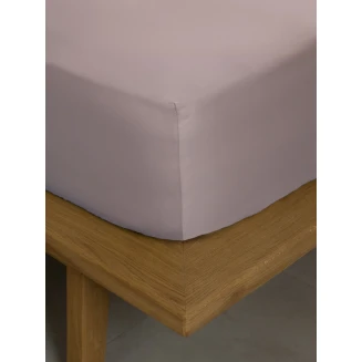 Κατωσέντονο Βαμβακοσατέν Omnia με λάστιχο Powder Διπλό (160x200+40) Sunshine