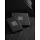 Μαξιλαροθήκες Βαμβακοσατέν Omnia Oxford Black 50x70