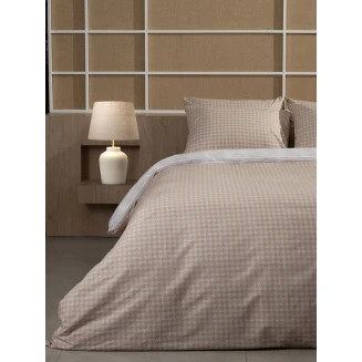 Σετ Σεντόνια Cotton Feelings 2064 Beige Υπέρδιπλο (235X270) Sunshine