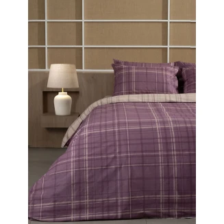 Σετ Σεντόνια Cotton Feelings 2066 Mauve Υπέρδιπλο Με Λάστιχο (170X205+30) Sunshine