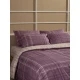 Σετ Σεντόνια Cotton Feelings 2066 Mauve Υπέρδιπλο με λάστιχο (170x205+30)