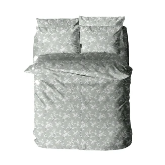 Παπλωματοθήκη Menta Εμπριμέ 480 Grey Μονή (170x250) Sunshine