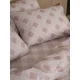 Σετ Σεντόνια Cotton Feelings 2072 Rose Μονό (165x270)