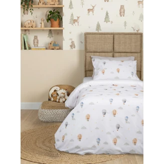 Σετ Σεντόνια Μονό Με Λάστιχο (105x205+30) Sunshine Cotton Feelings 48