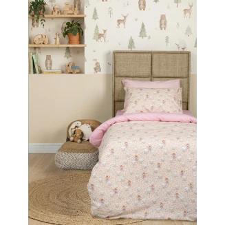 Σετ Σεντόνια Μονό Με Λάστιχο (105x205+30) Sunshine Cotton Feelings 52