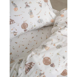 Σετ Σεντόνια Μονό Με Λάστιχο (105x205+30) Sunshine Cotton Feelings 56