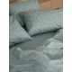 Σετ Σεντόνια Cotton Feelings 928 Aqua Υπέρδιπλο με λάστιχο (170x205+30)
