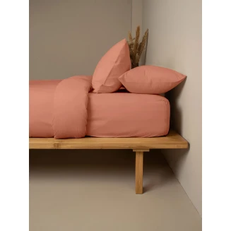 Σετ Σεντόνια Μονό (165x270) Sunshine Cotton Feelings 117 Peach