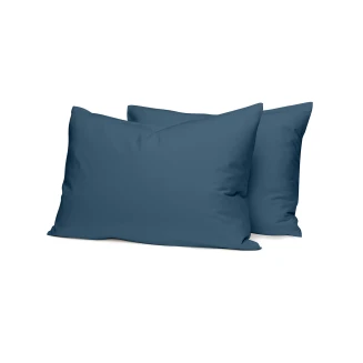 Σετ Σεντόνια Μονό Με Λάστιχο (105x205+30) Sunshine Cotton Feelings 121 Sea Blue