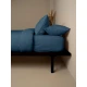 Σετ Σεντόνια Cotton Feelings 121 Sea Blue Μονό με λάστιχο(105x205+30)