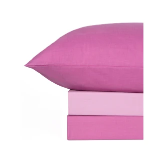 Sunshine Σετ Σεντόνια Menta 201 Mauve-Lila Μονό Με Λάστιχο (100x200+30)