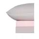 Σετ Σεντόνια Menta 205 Grey-Pink Μονό με λάστιχο (100x200+30)