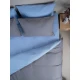 Σετ Σεντόνια Menta 207 Grey-Blue Μονό με λάστιχο (100x200+30)