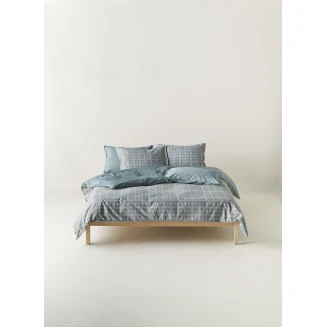Σεντόνια Σετ Υπέρδιπλα 4 Τεμαχίων 240x270 Kentia Artisan Blue-Grey