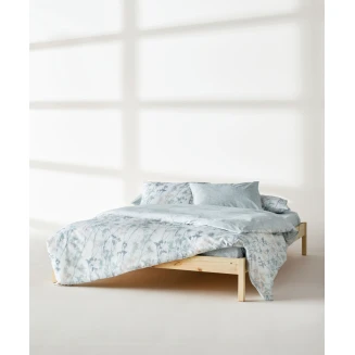 Σεντόνια Σετ 3 Τεμαχίων Ημίδιπλα 190x270 Kentia Breza 33 Blue Grey-Mint Green-Dusty Pink